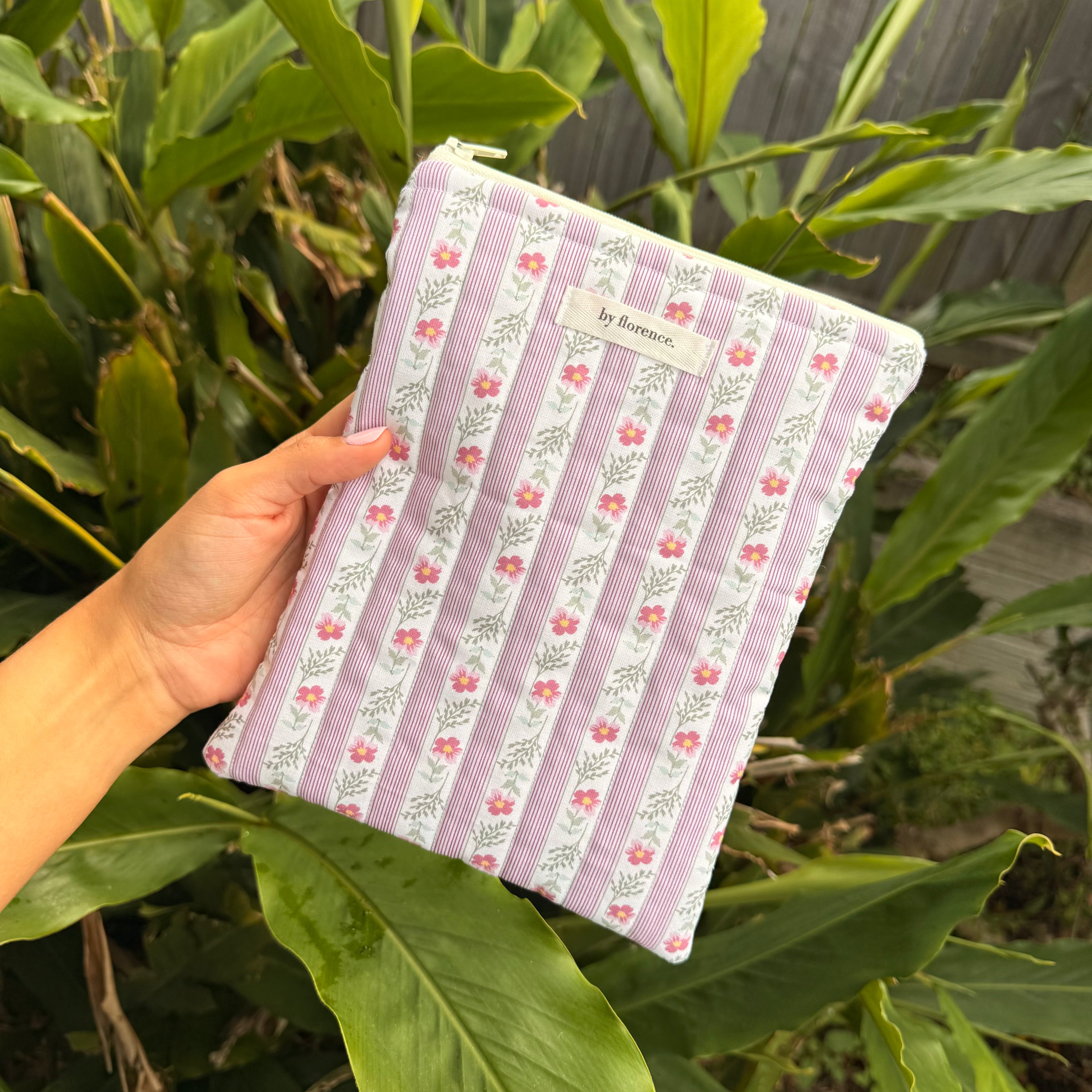 Rosewood Stripe E-reader Sleeve