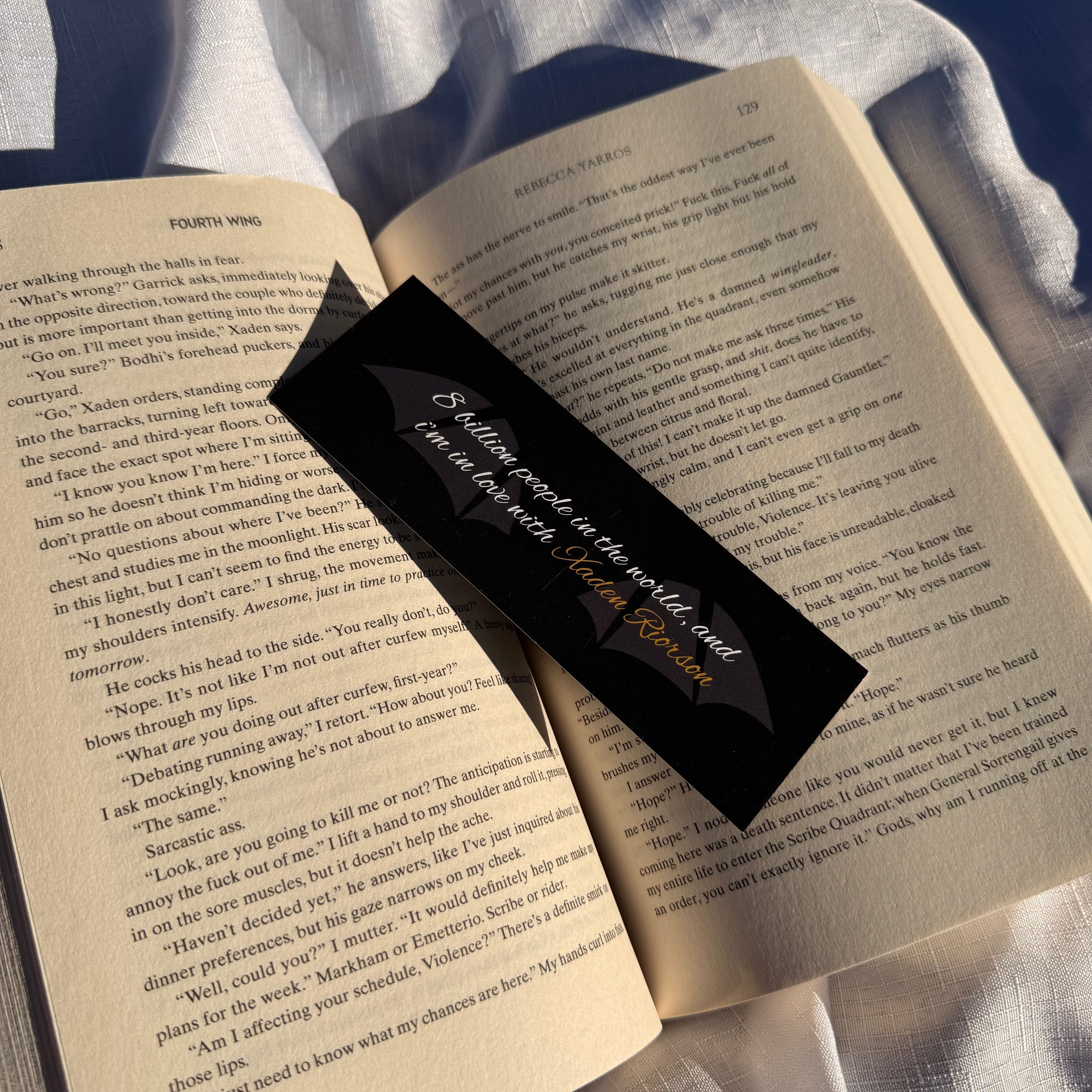 Fourth Wing - Xaden Bookmark