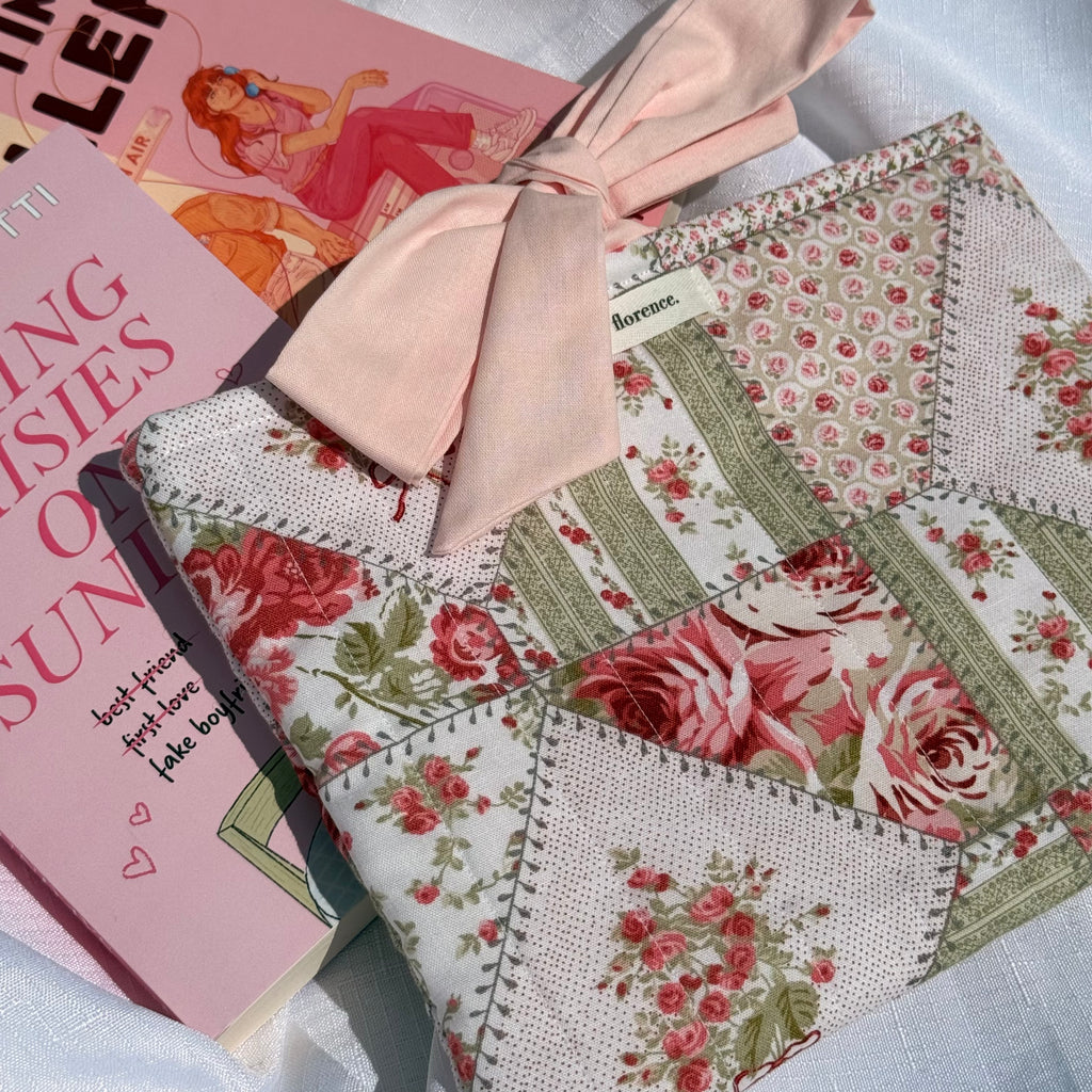 Patchwork Rose Book Sleeve