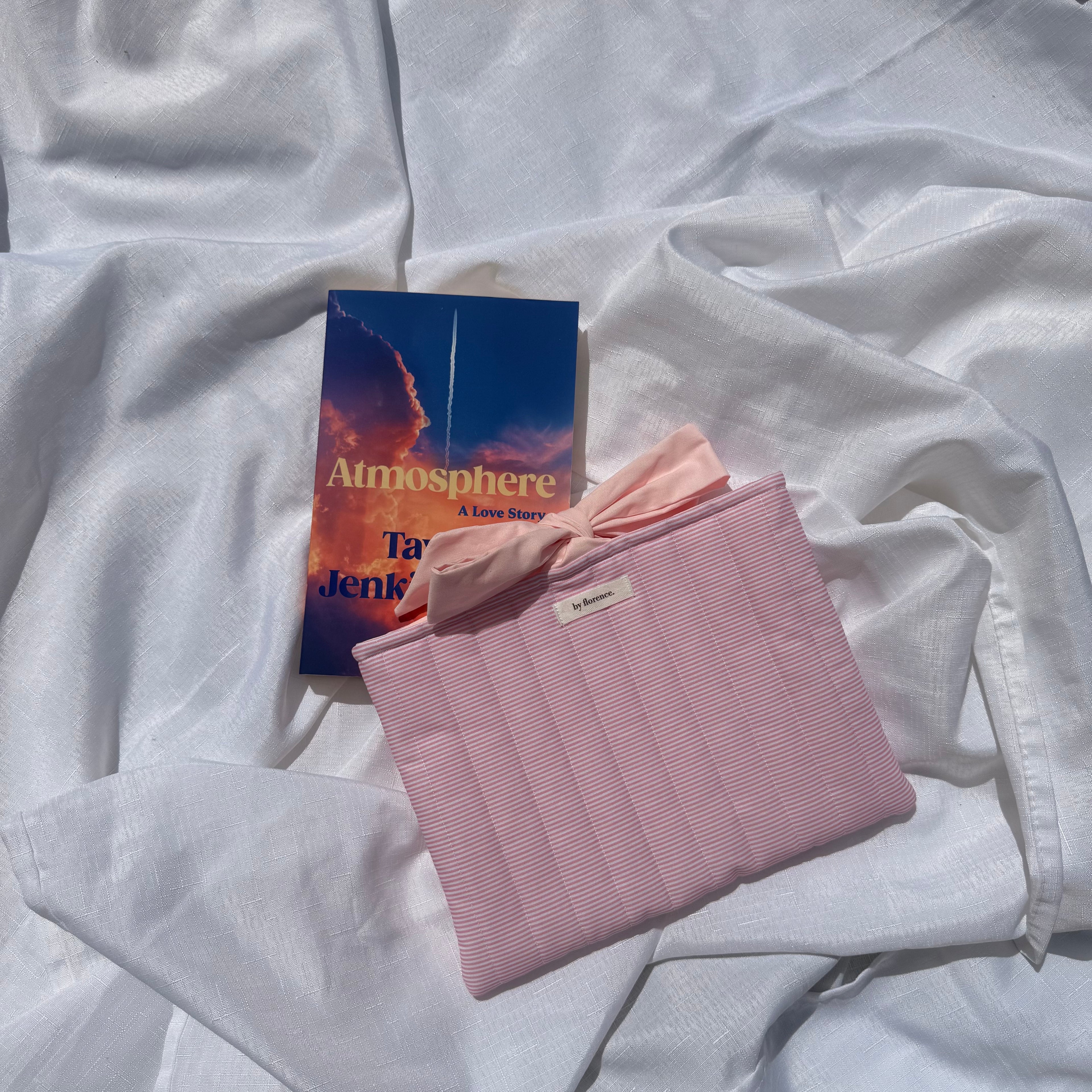 Bunny Lane Stripe Book Sleeve