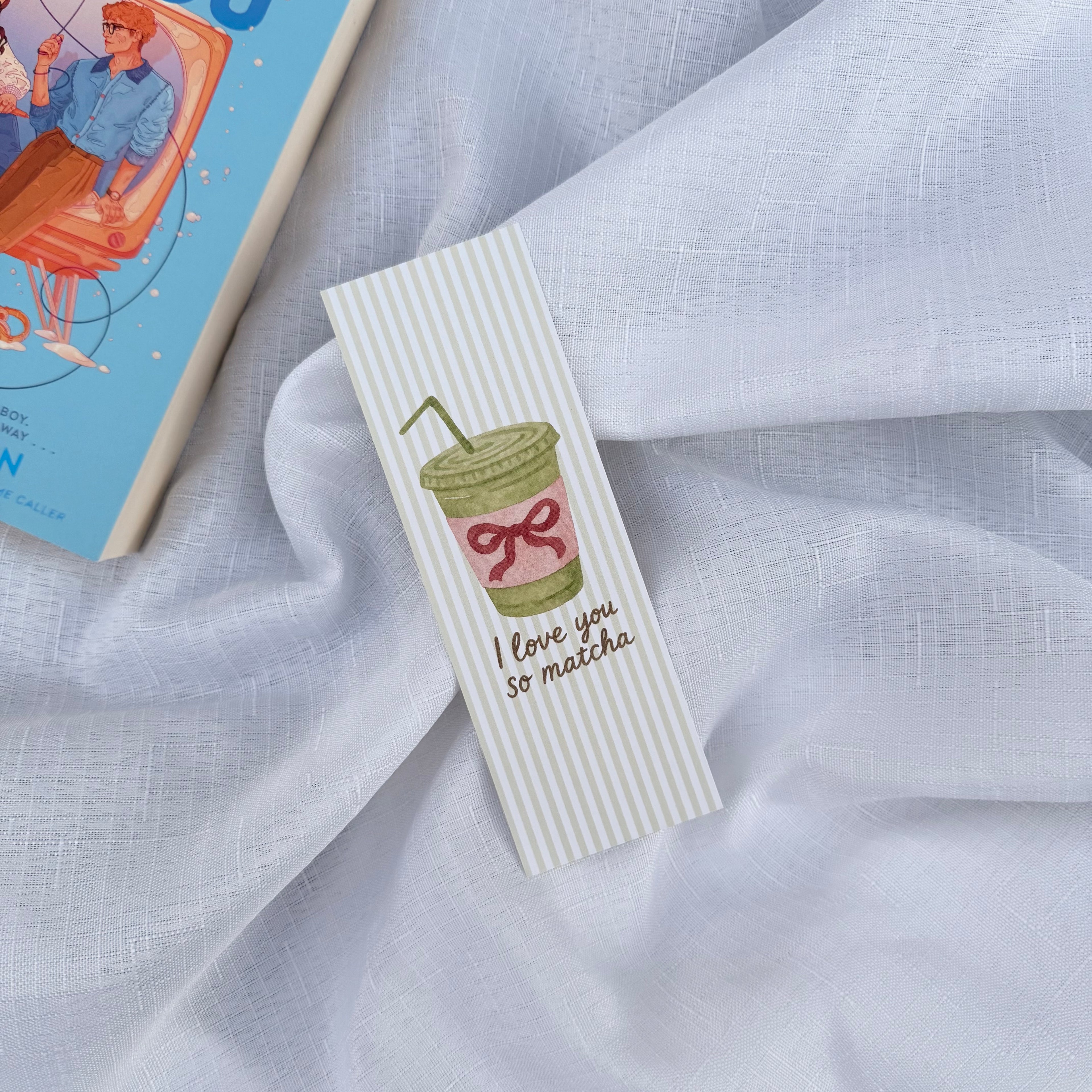 I Love You So Matcha Bookmark