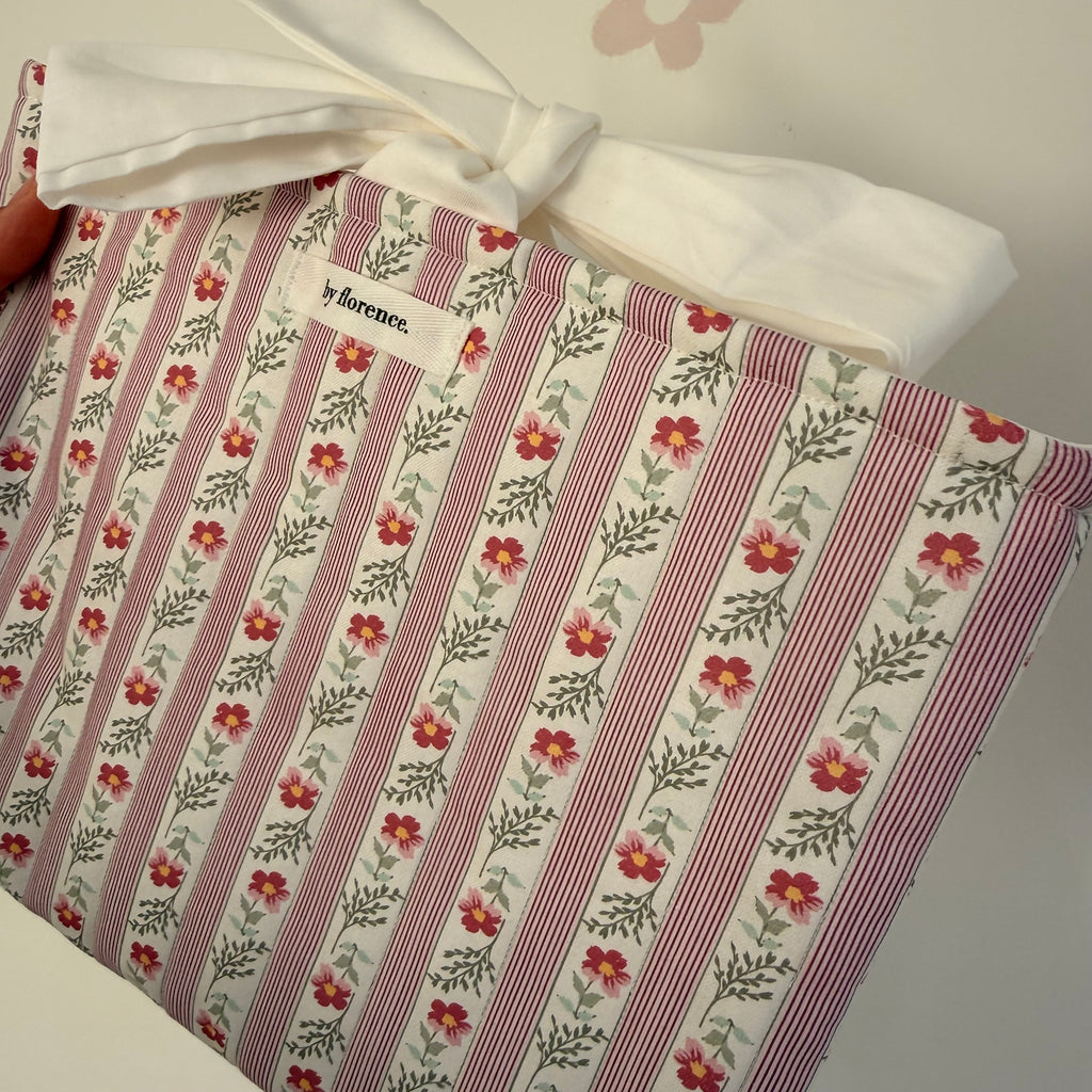 Rosewood Stripe Book Sleeve