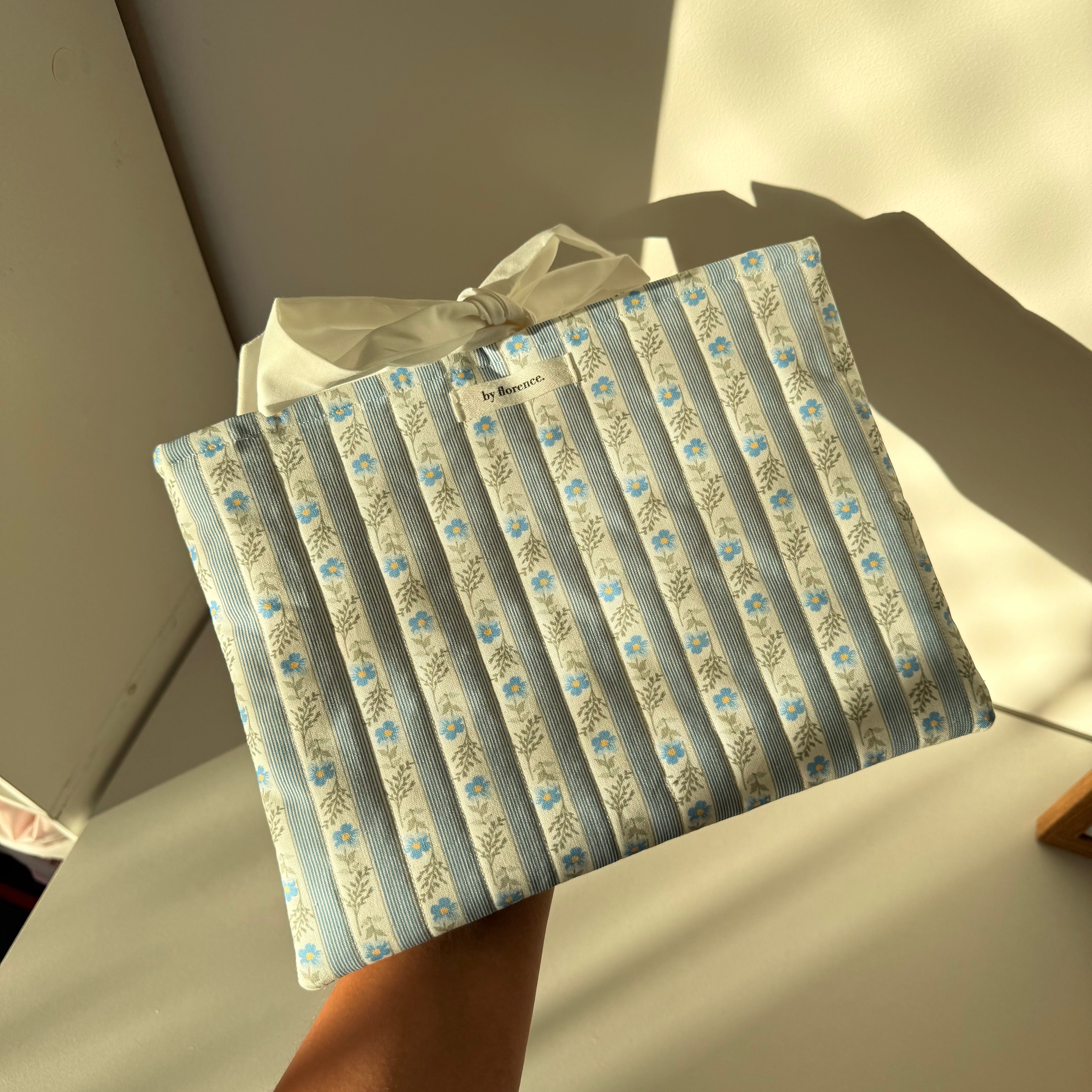 Bluebell Stripe Book Sleeve