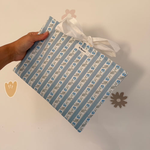 Bluebell Stripe Book Sleeve